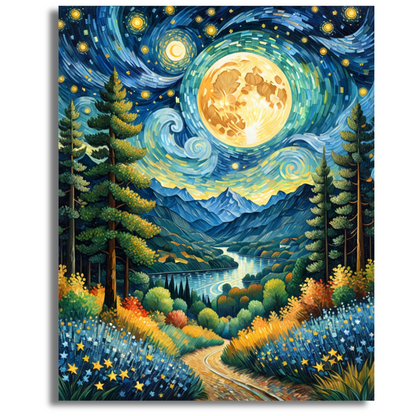 Moonlit Serenity - Paint By Numbers