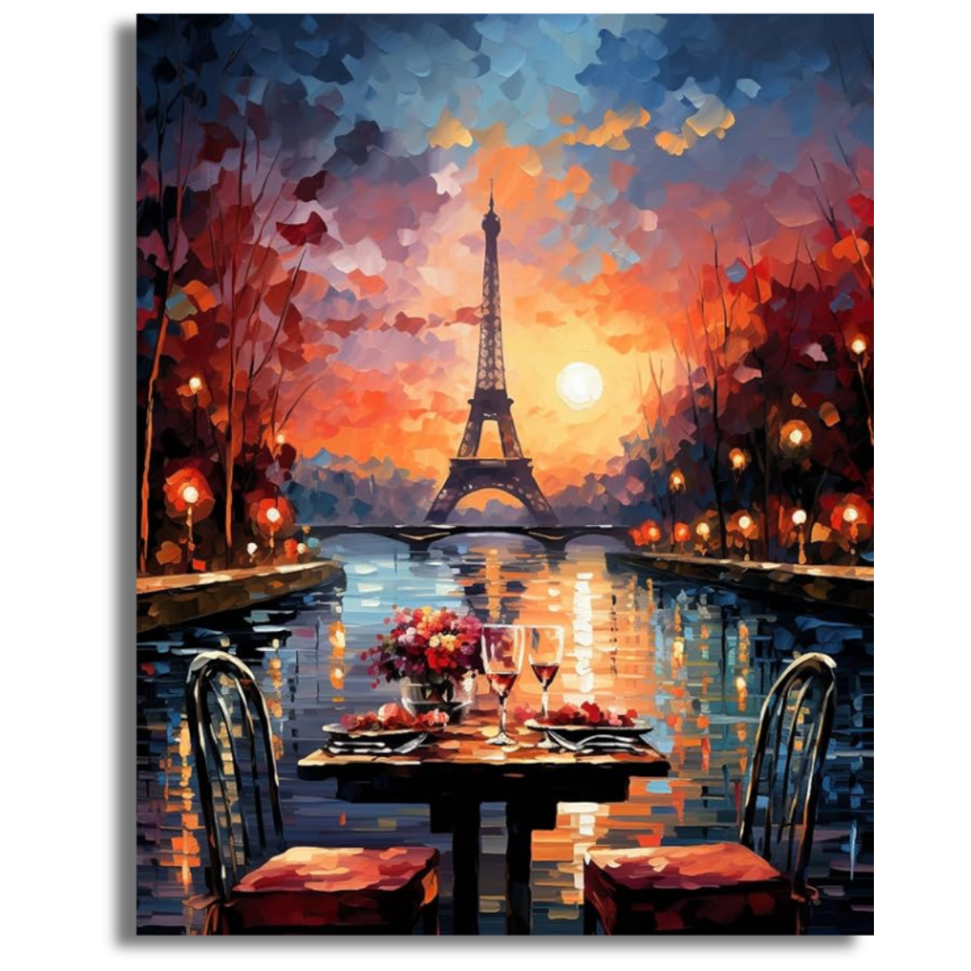 Parisian Sunset - Paint By Numbers