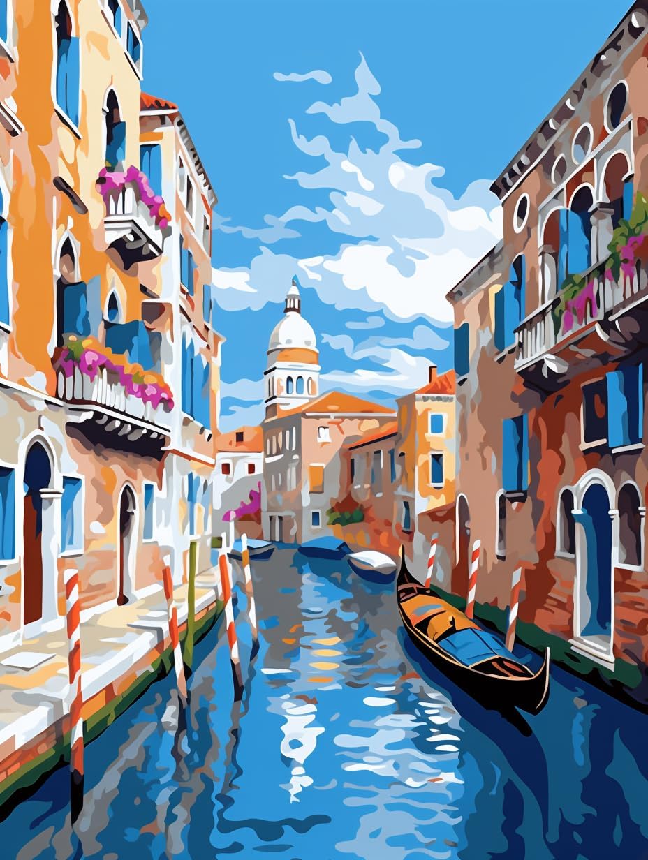 Reflections of Venice - Paint By Numbers