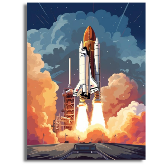 Rocket - Paint By Numbers