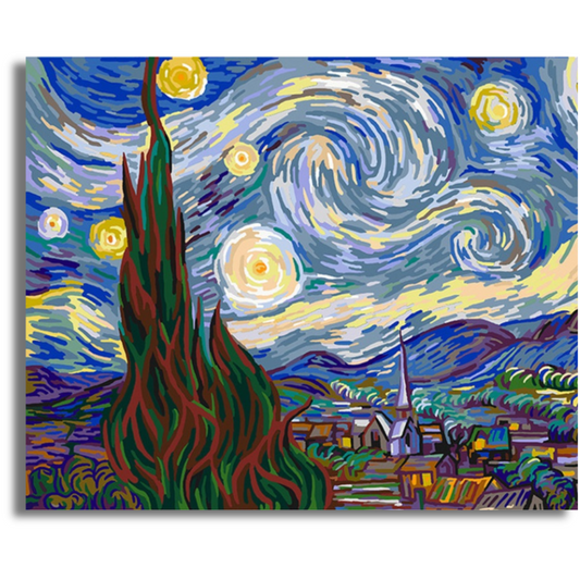 Starry Night - Paint By Numbers