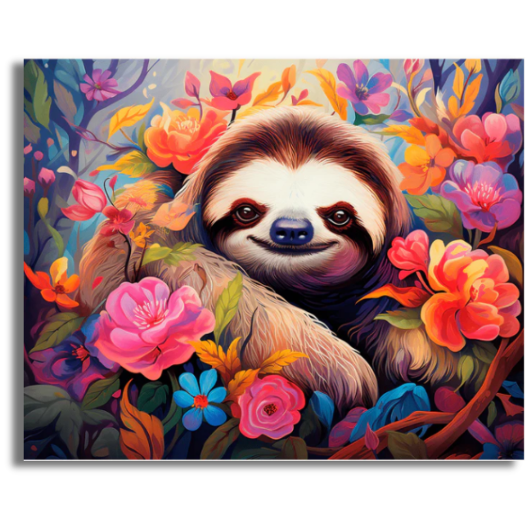Lazy Days in Bloom - Paint By Numbers