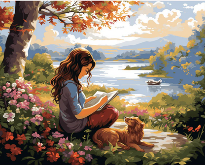 Serenity in Pages - Paint By Numbers