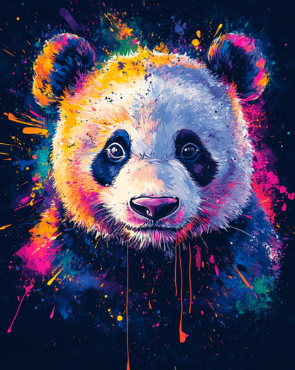 Cosmic Panda - Paint By Numbers