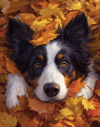 Leaf Bed Dreams - Paint By Numbers
