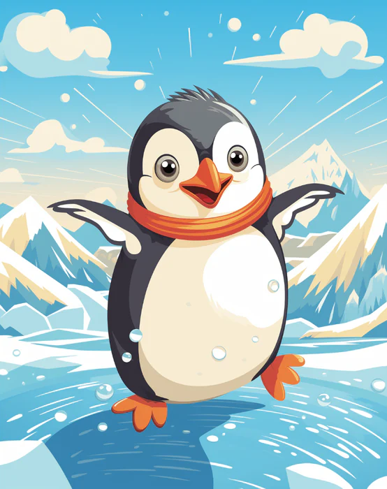 Waddle Joy - Paint By Numbers