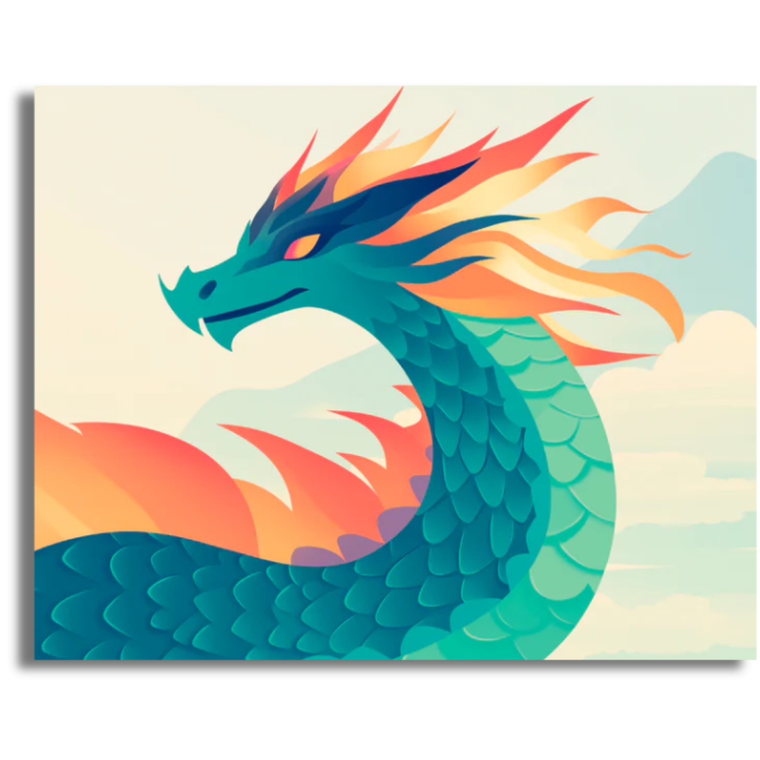 Emerald Flame - Paint By Numbers