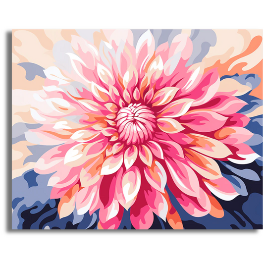 Vibrant Dahlia - Paint By Numbers