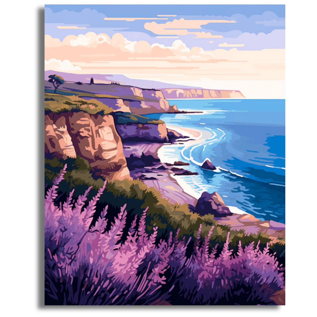 Seaside Lavender - Paint By Numbers