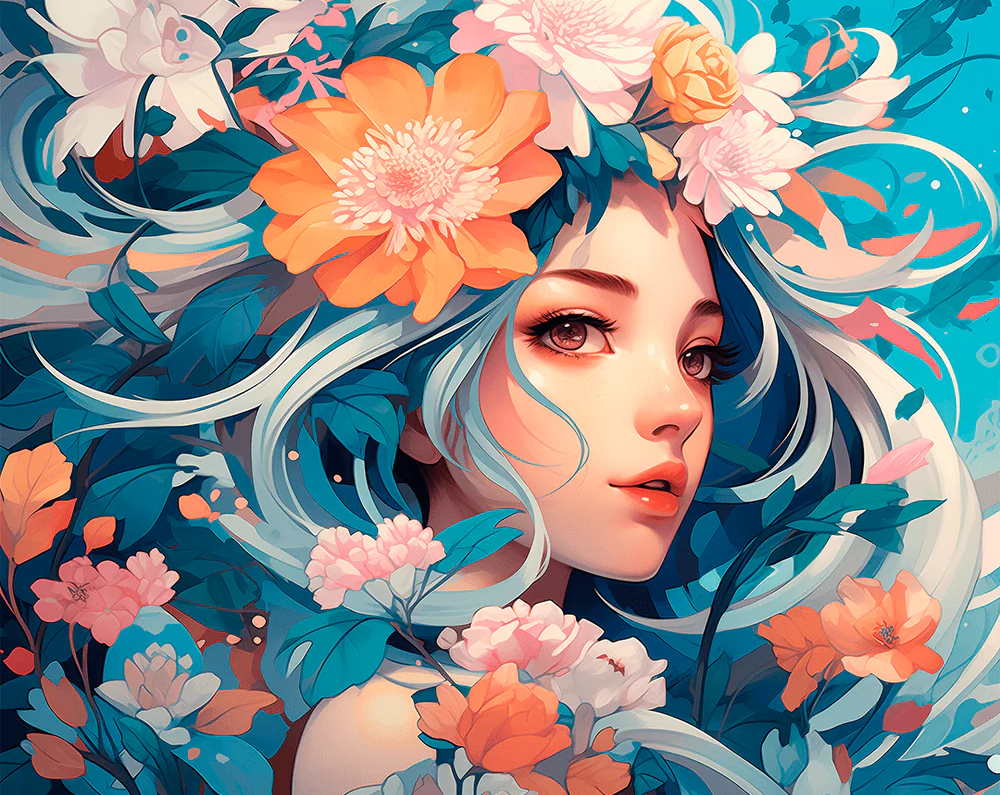 Flourish in Color - Paint By Numbers