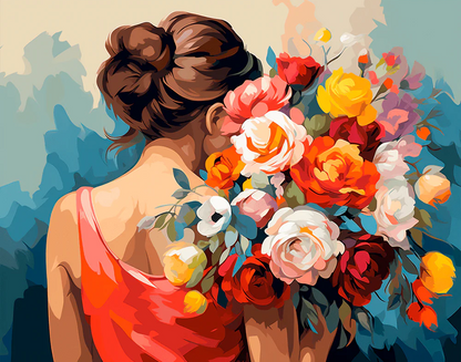 Hidden in Blooms - Paint By Numbers