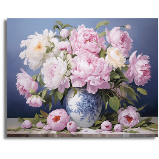 Graceful Peony Symphonyy - Paint By Numbers