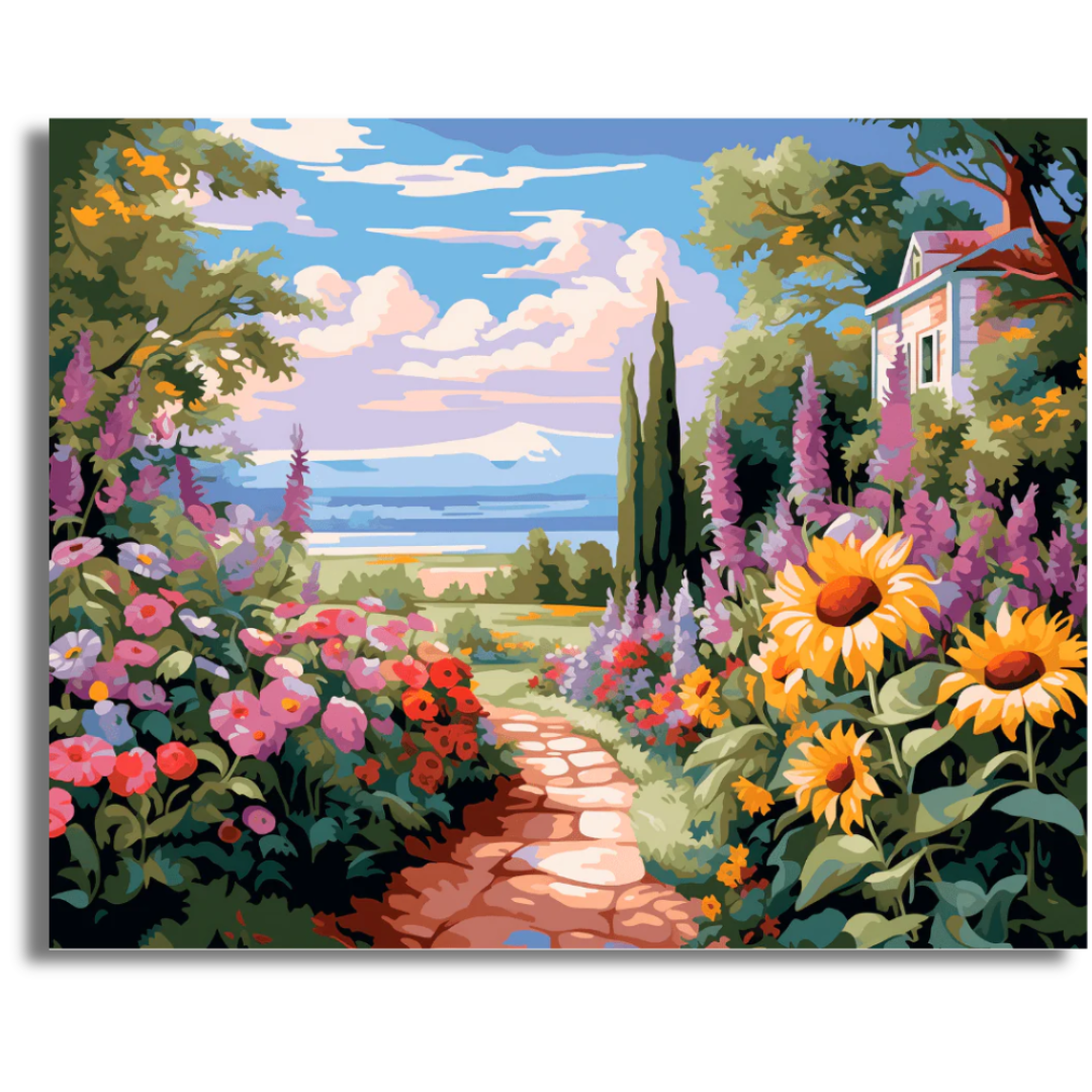 Blooming Countryside - Paint By Numbers