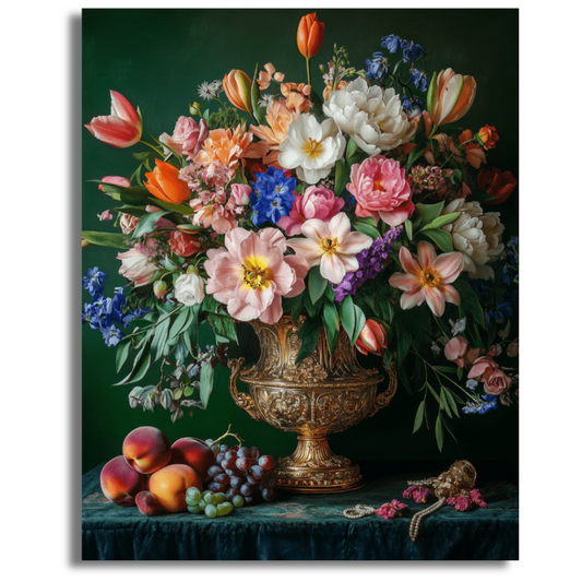 Baroque Blossomst - Paint By Numbers