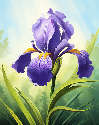 Majestic Purple - Paint By Numbers