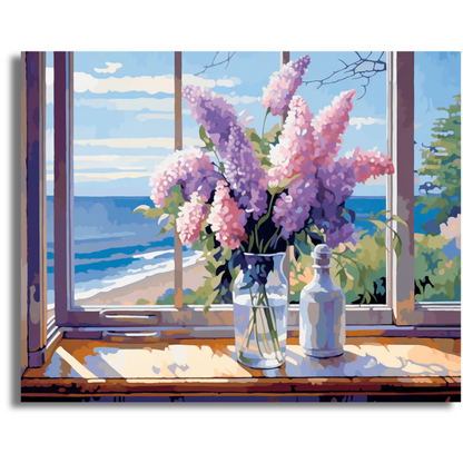 A Window to Tranquility - Paint By Numbers