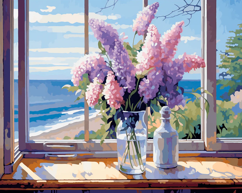 A Window to Tranquility - Paint By Numbers