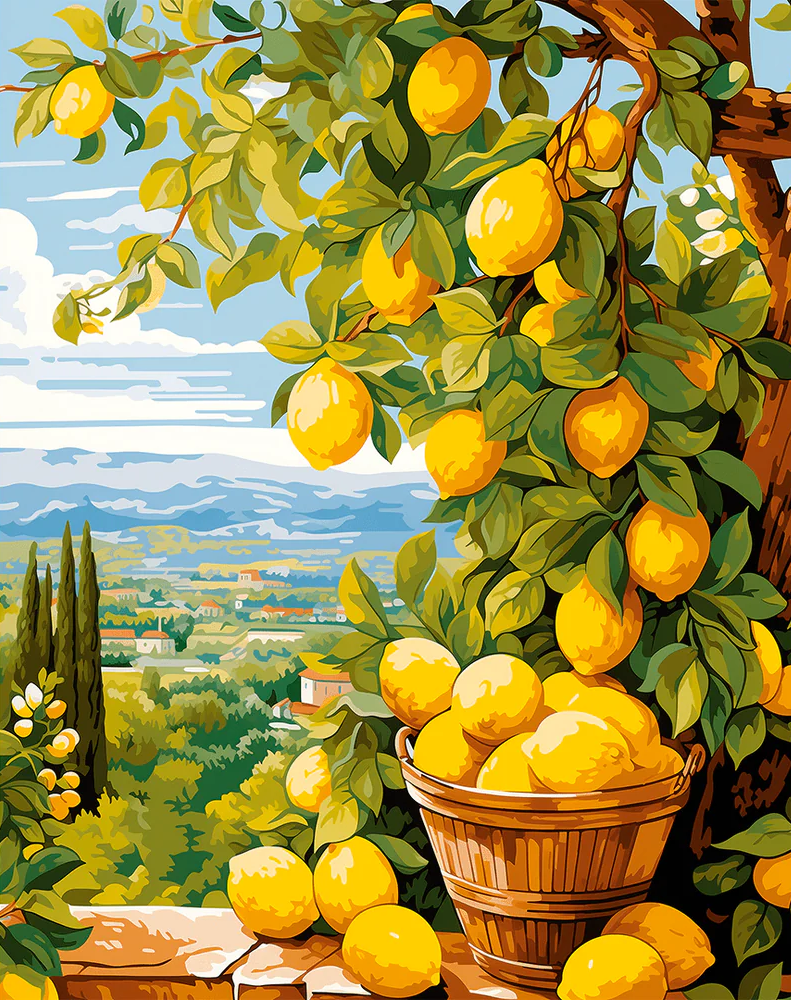 Lemon Harvest - Paint By Numbers