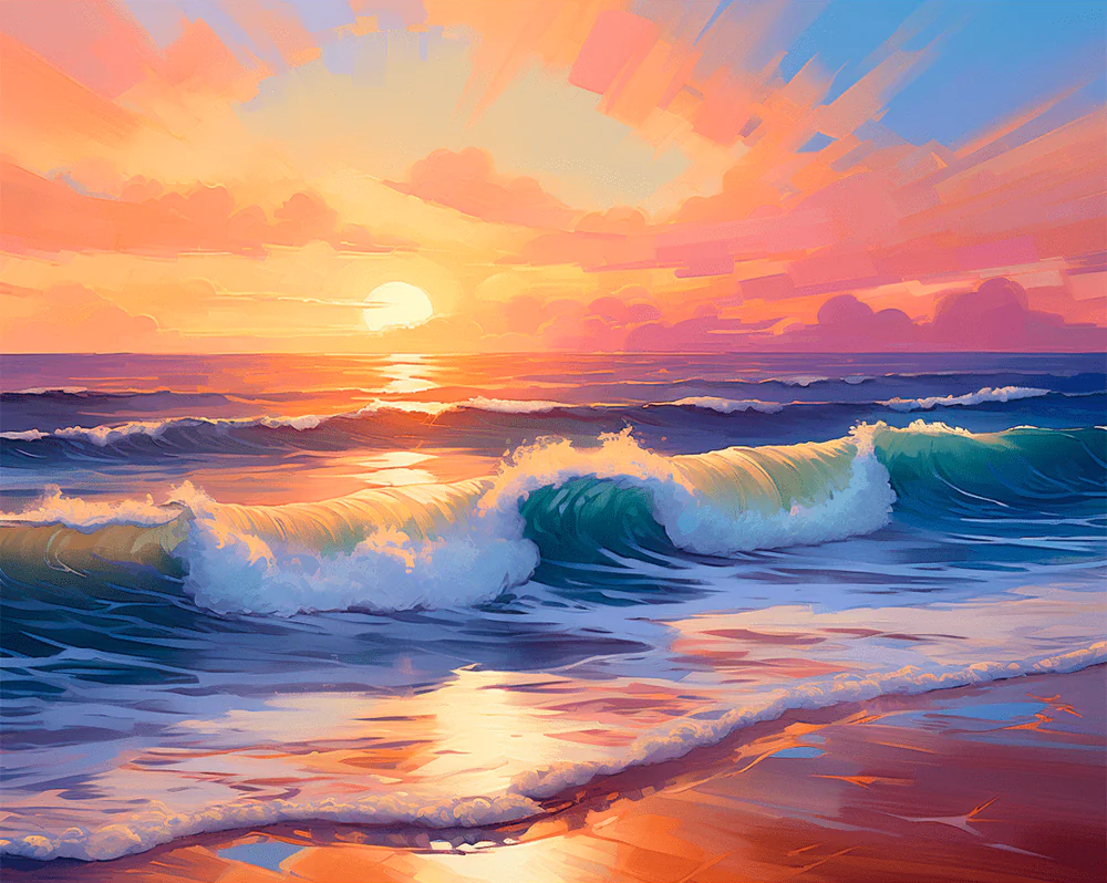 Sunset Splendor - Paint By Numbers