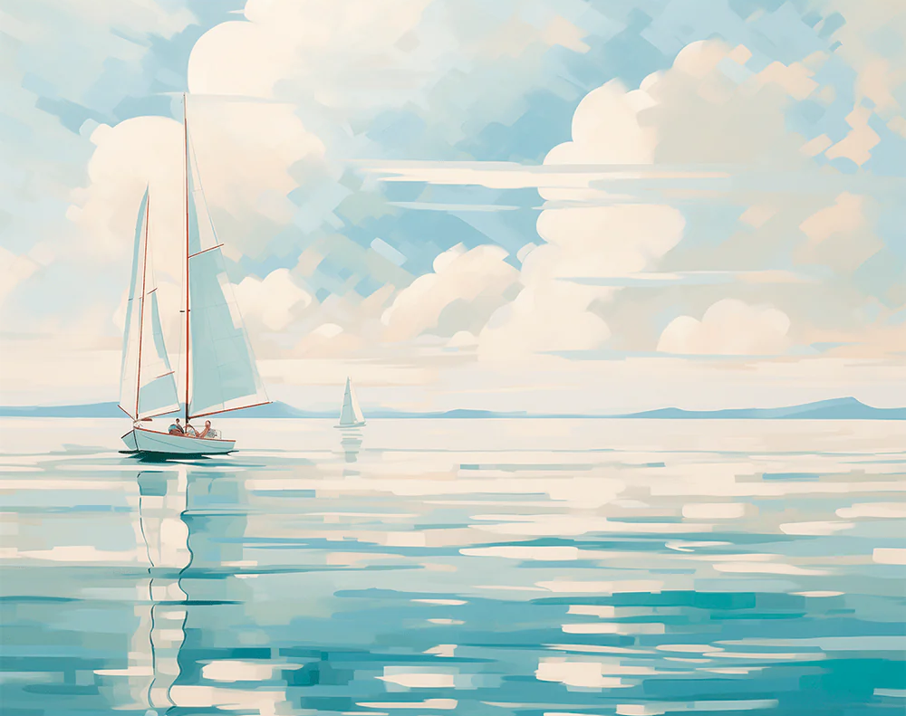 Sailing Serenity - Paint By Numbers