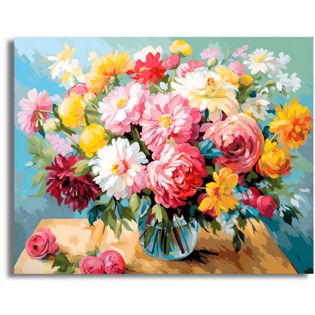 Floral Medley - Paint By Numbers