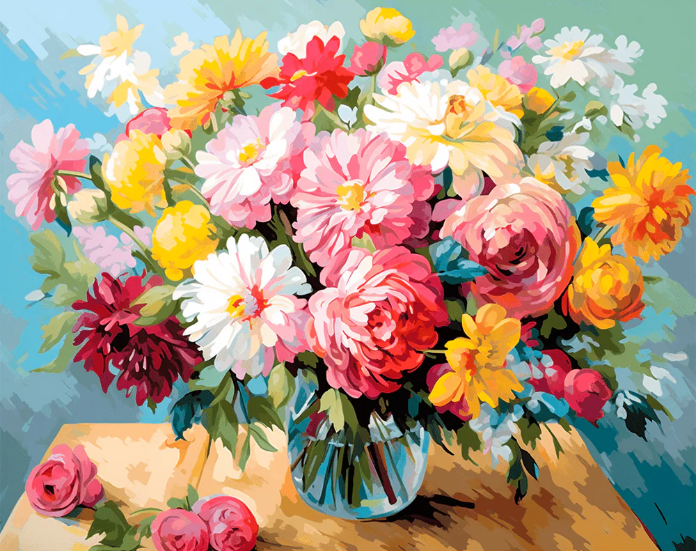 Floral Medley - Paint By Numbers