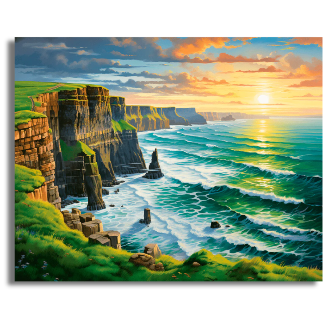 Cliffs of Serenity - Paint By Numbers