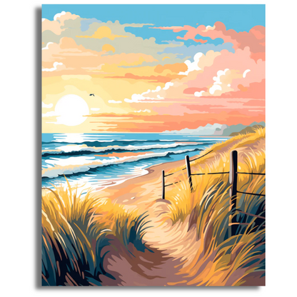 Sunset Promenade - Paint By Numbers