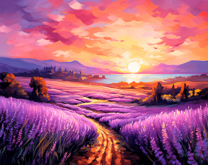 Lavender Dreams - Paint By Numbers