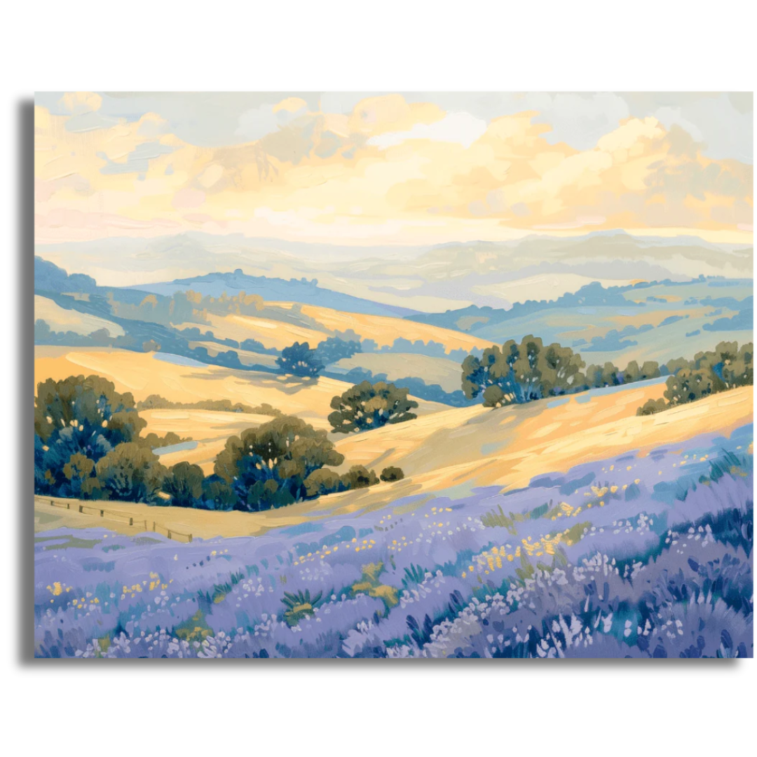 Lavender Hills - Paint By Numbers