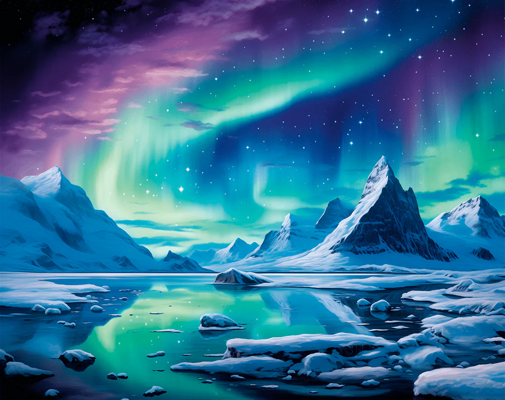 Arctic Dreamscape - Paint By Numbers