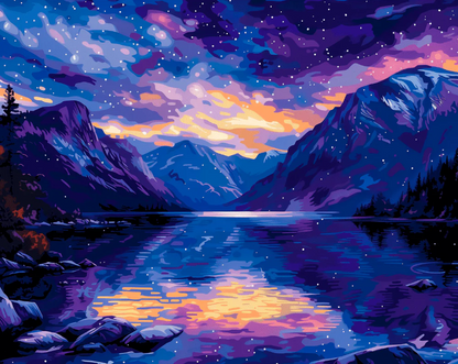 Starry Valley - Paint By Numbers