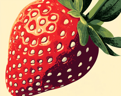 Strawberry Delight - Paint By Numbers