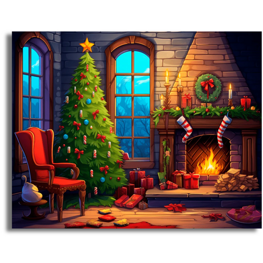 Christmas Eve Glow - Paint By Numbers