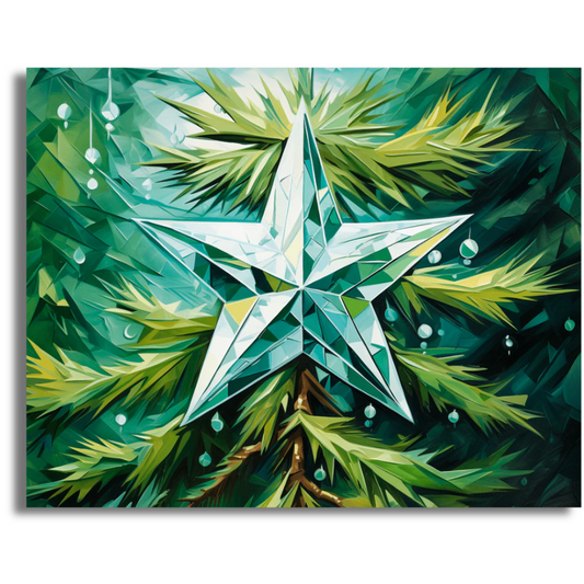Crystal Star of Winter - Paint By Numbers