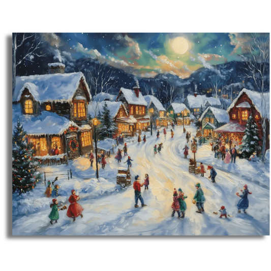 Charmed Christmas Hamlet - Paint By Numbers