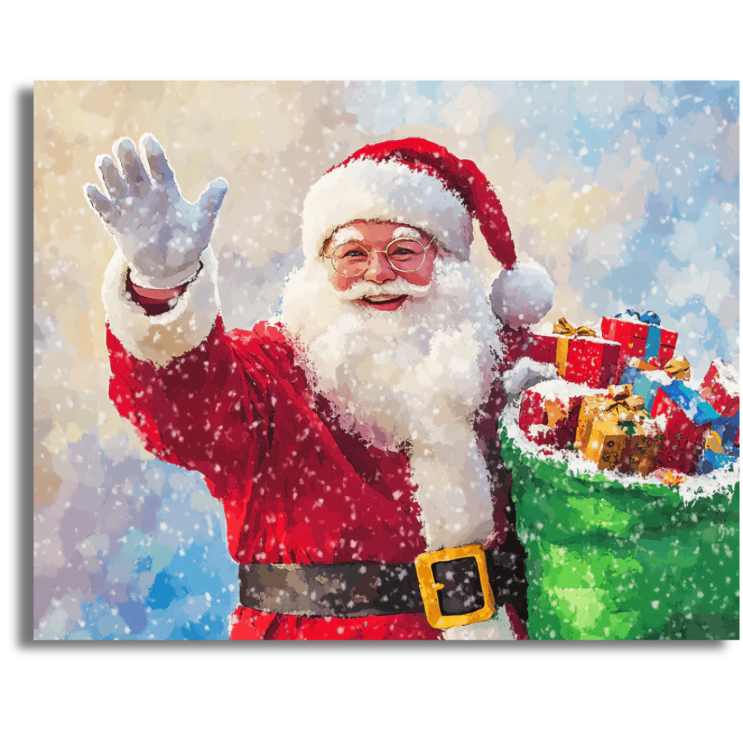 Jolly Saint Nick - Paint By Numbers