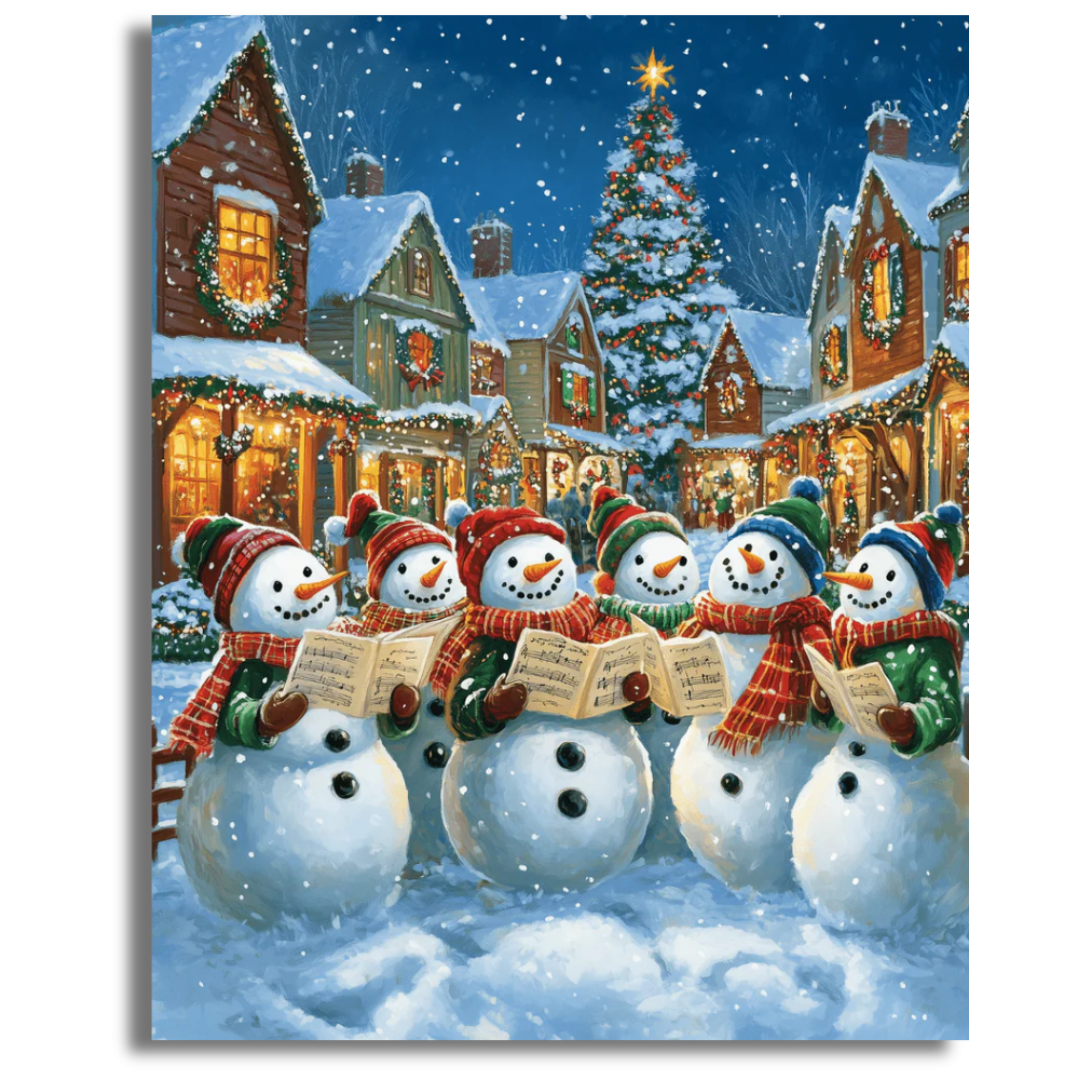 Moonlit Winter Haven - Paint By Numbers