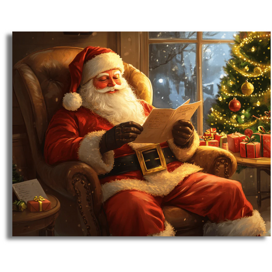 Santa's List - Paint By Numbers