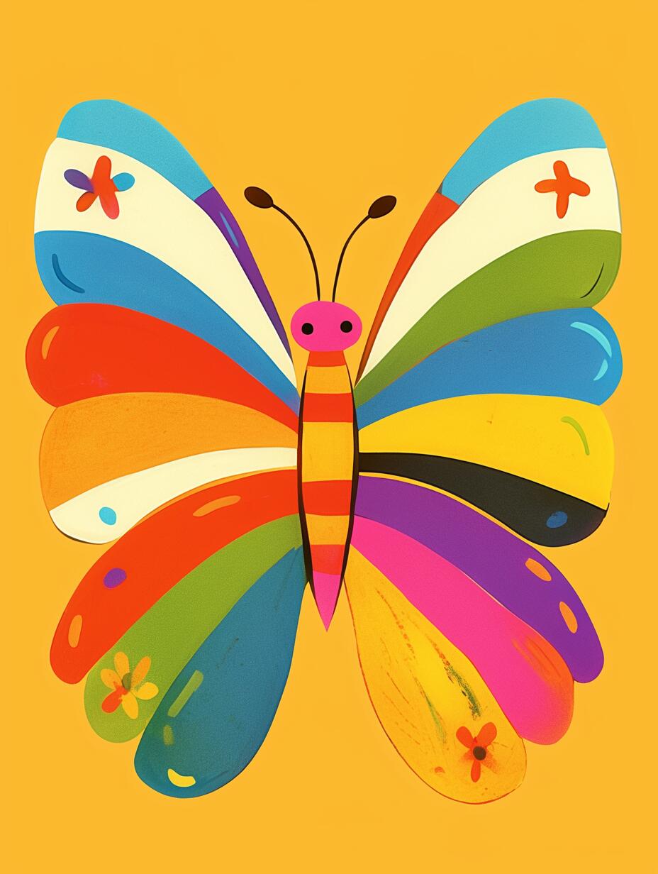 Colorful Flutter - Paint By Numbers