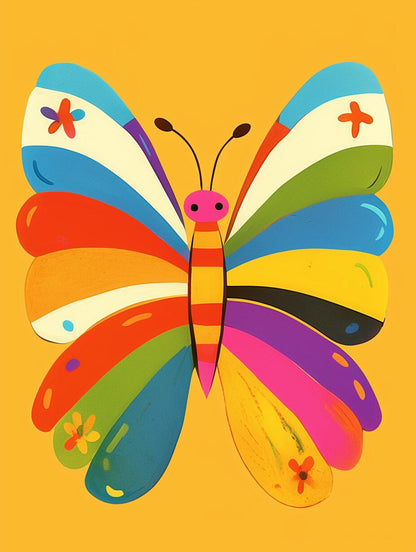 Colorful Flutter - Paint By Numbers