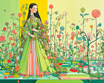 Verdant Empress - Paint By Numbers