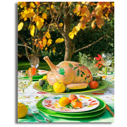 Seasonal Gathering - Paint By Numbers
