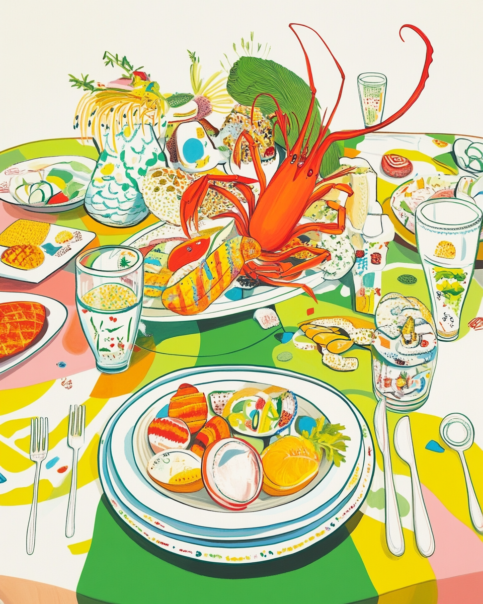 Colorful Banquet - Paint By Numbers