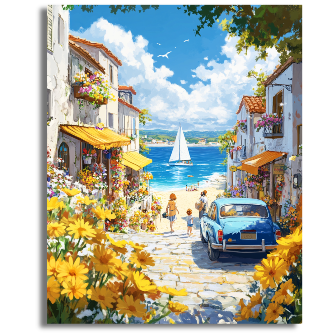 Sunlit Stroll - Paint By Numbers