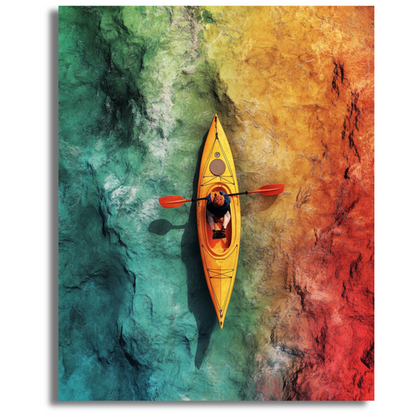 Paddle through Colors - Paint By Numbers