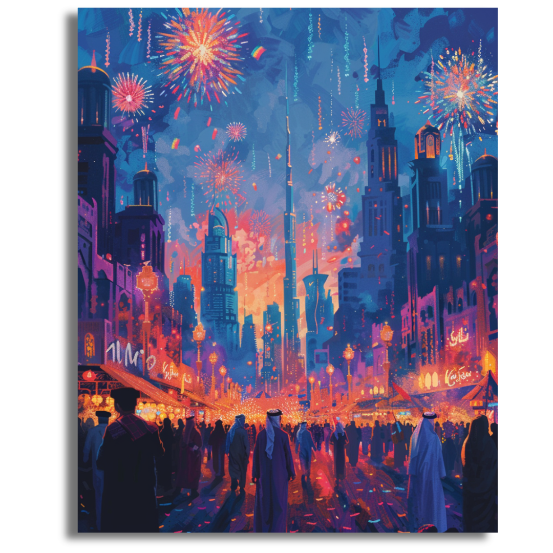 City of Celebration - Paint By Numbers