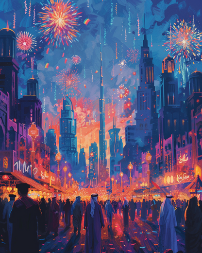 City of Celebration - Paint By Numbers