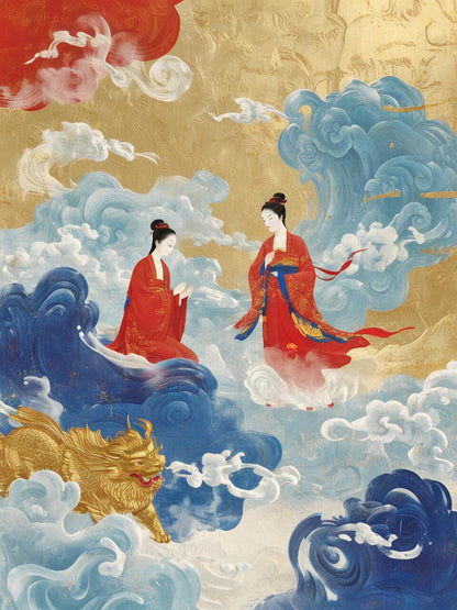 Guardians of the Clouds - Paint By Numbers