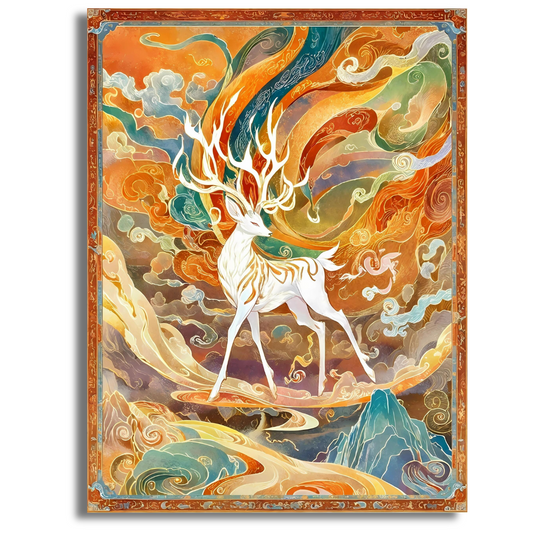 Celestial Stag - Paint By Numbers